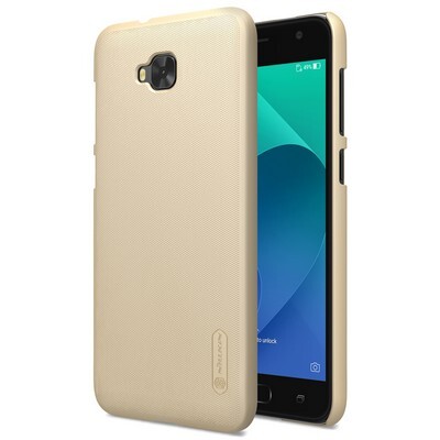 Пластиковый чехол с пленкой Nillkin Super Frosted Shield Gold для Asus ZenFone 4 Sellfie ZD553Kl(3)