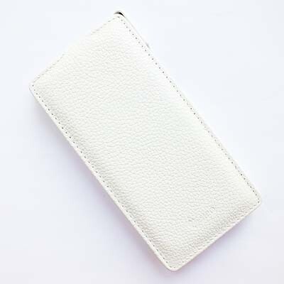 Кожаный чехол Sipo V Series White для Huawei Ascend P7(1)