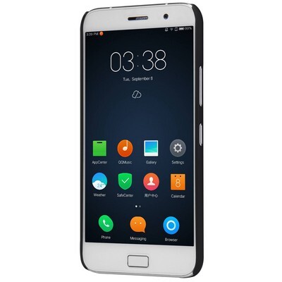 Пластиковый чехол с пленкой Nillkin Super Frosted Shield Black для Lenovo Zuk Z1(2)