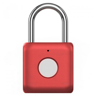 Умный замок Xiaomi Uodi Smart Fingerprint Lock Padlock Kitty красный(1)