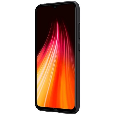 Пластиковый чехол с подставкой Nillkin Super Frosted Shield Черный для Xiaomi Redmi Note 8/ Redmi Note 8 2021(2)