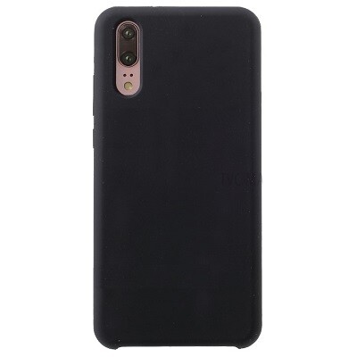Силиконовый чехол Silicone Case черный для Huawei P20(1)