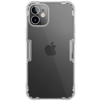 Силиконовый чехол Nillkin Nature TPU Case Прозрачный для Apple iPhone 12(1)