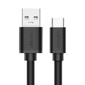 Кабель Ugreen US184-20882, USB-A 3.0 to Type C, 3A, 5 Gb/s, 1m черный(#2)