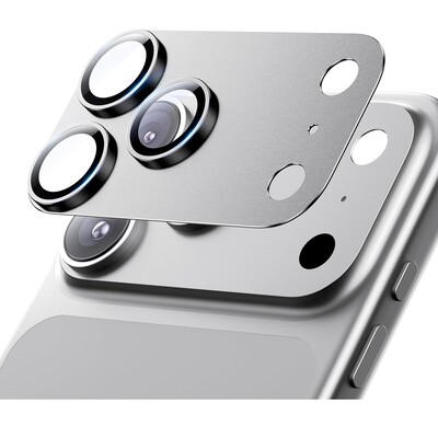 Защитное стекло SupGlass All-in-one Camera lens Protector Anti Glare SG-36 серебро для Apple iPhone 17 Pro Max(1)