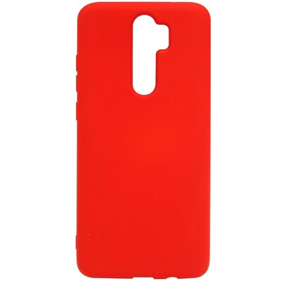 Силиконовый чехол Silicone Case красный для Xiaomi Redmi Note 8 Pro(1)