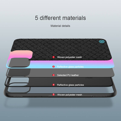 Чехол-накладка Nillkin Twinkle case черно-серебряного цвета 