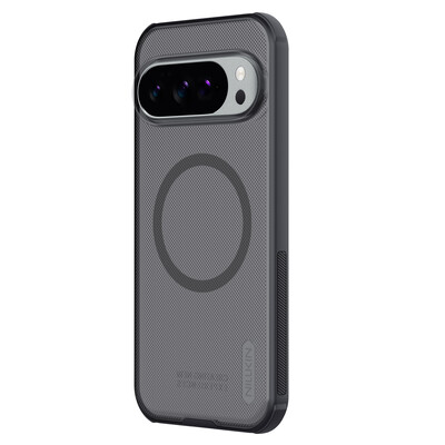 Пластиковый чехол с пластиной Magsafe Nillkin Super Frosted Shield Pro Magnetic Case Прозрачный  для Google Pixel 10 Pro XL(3)