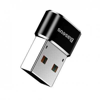 Адаптер Baseus Exquisite USB Male to Type-C Female Adapter Converter (CAAOTG-01) черный(5)