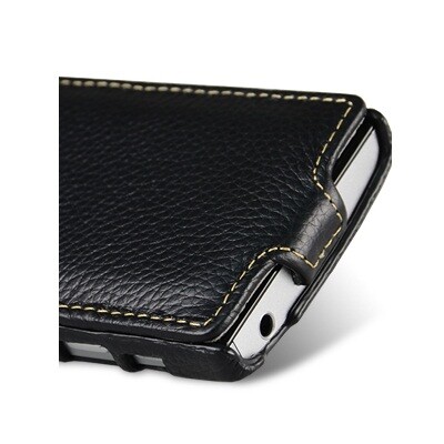 Кожаный чехол книга Melkco Leather Case Black LC для Sony Xperia P LT22i(3)