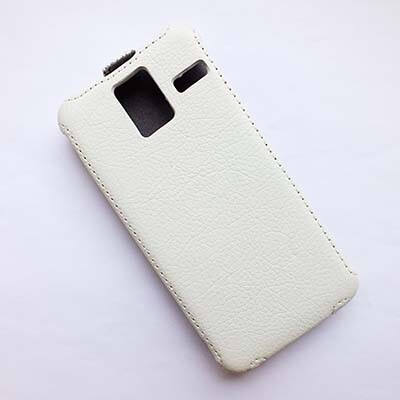 Кожаный чехол Armor Case White для Lenovo S580(3)