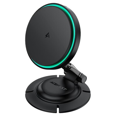 Автомобильный магнитный держатель с беспроводной зарядкой Magsafe Acefast D65(1)