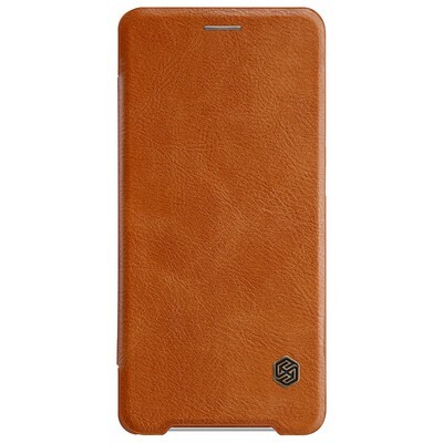 Кожаный чехол Nillkin Qin Leather Case Коричневый  для Sony Xperia XZ2 Compact(1)