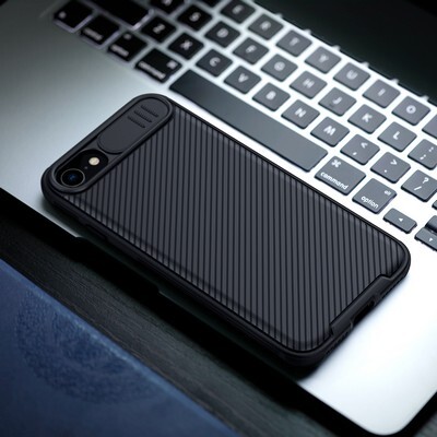 Чехол-накладка Nillkin CamShield Pro черная для Apple iPhone SE (2022)(4)