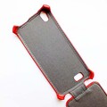 Кожаный чехол Armor Case Red для Philips Xenium I908(#2)