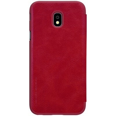 Кожаный чехол Nillkin Qin Leather Case Red для Samsung J330F Galaxy J3 (2017)(2)