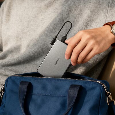 Портативное зарядное устройство Acefast M30 PD20W 5000mAh Magnetic Fast Charging черный(7)