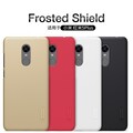 Пластиковый чехол с пленкой Nillkin Super Frosted Shield Gold (Золотой) для Xiaomi RedMi 5 Plus(#4)