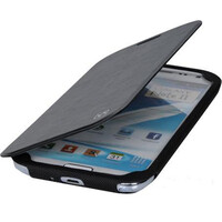 Кожаный чехол книга HOCO Crystal Black для Samsung N7100 Galaxy Note 2