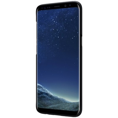 Пластиковый чехол с подставкой Nillkin Super Frosted Shield Black для Samsung G950F Galaxy S8(2)