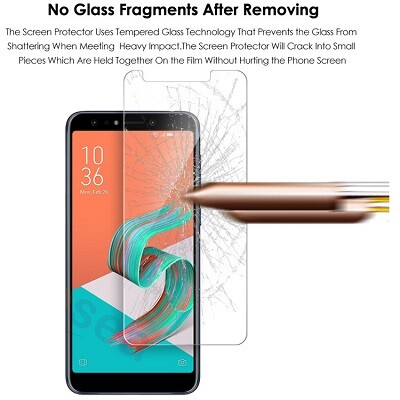 Противоударное защитное стекло Tempered Glass Protector 0.3mm для Asus ZenFone 5 Lite ZC600KL(3)