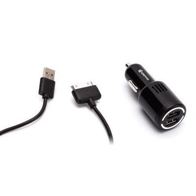 Автомобильное зарядное Griffin PowerJolt Dual (GC23139) для Apple iPhone/iPad(1)