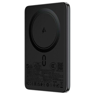 Ультратонкий внешний аккумулятор Acefast M38 Magnetic Fast Wireless Charge 5000mAh(1)