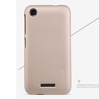 Пластиковый чехол с пленкой Nillkin Super Frosted Shield Gold для HTC Desire 320(1)