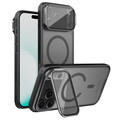 Чехол с защитой камеры и подставкой Nillkin CamShield Prop Magnetic Case (Transparent Lens Cover Version) затемненный для Apple iPhone 18 Pro Max(#1)
