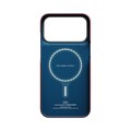 Кевларовый чехол с Magsafe Pitaka Edge Case Argyle Burgundy для Apple iPhone 18 Pro Max(#3)