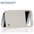 Крышка-книжка HOCO Original Series Duzzle View White для Samsung i9500 Galaxy S4(#4)