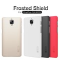 Пластиковый чехол с пленкой Nillkin Super Frosted Shield Gold для OnePlus 3 (Three)/ 3T (Three T)(#4)