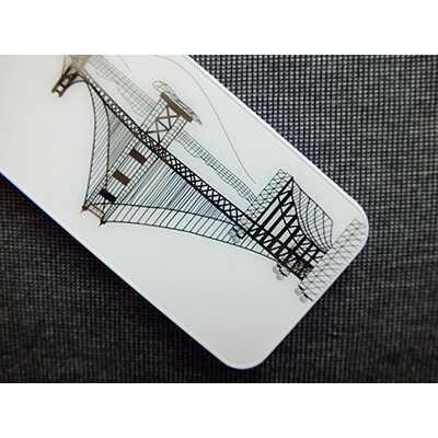 Пластиковый чехол Image Bridge White для Apple iPhone 5/5s/SE(2)