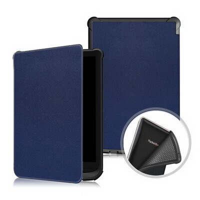 Полиуретановый чехол TPU Cover Case синий для PocketBook 617(2)