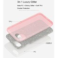 Силиконовый чехол Usams Bling Series Pink для Apple iPhone 7(#5)