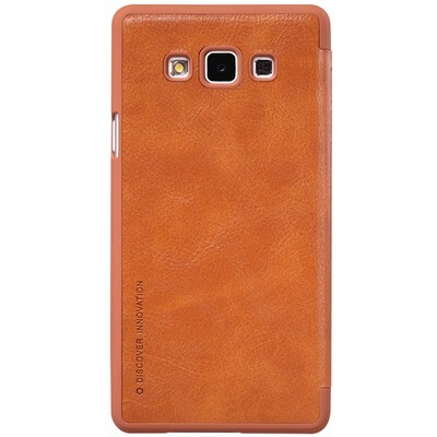 Кожаный чехол Nillkin Qin Leather Case Brown для Samsung Galaxy A7(2)