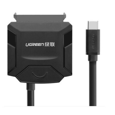 Конвертер-переходник Ugreen SATA Type-C на USB 3.0 поддержка 2, 5 / 3, 5