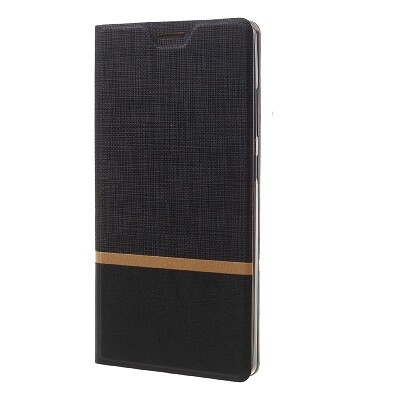 Полиуретановый чехол с силиконовой основой Book Case Black для Lenovo Phab 2 Plus PB2-670M(1)