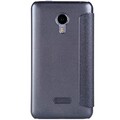 Полиуретановый чехол Nillkin Sparkle Leather Case Black для Meizu MX4 Pro(#2)