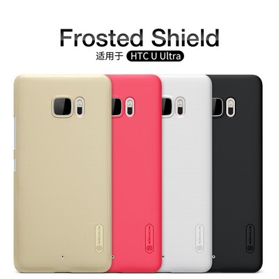 Пластиковый чехол с пленкой Nillkin Super Frosted Shield Gold для HTC U Ultra(4)