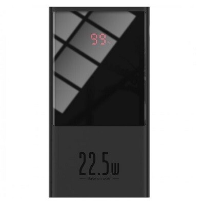 Внешний аккумулятор Baseus Super Mini Digital Display PPMN-B01 22.5W 20000mAh черный(1)