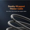 Кабель Baseus CoolPlay Series Fast Charging Cable Type-C to Type-C 100W 1m (CAKW000201) черный(#5)