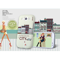 Пластиковый чехол Nillkin City Impression Creme для Samsung i9300 Galaxy S3