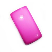 Силиконовый чехол Becolor Pink Mat для Nokia Lumia 520