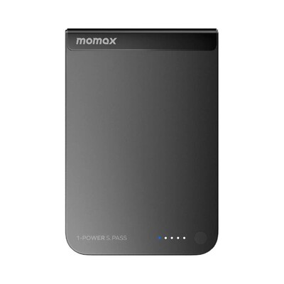 Внешний магнитный аккумулятор MOMAX 1-Power S.Pass 10000mAh (IP162Q2CND) черный(1)