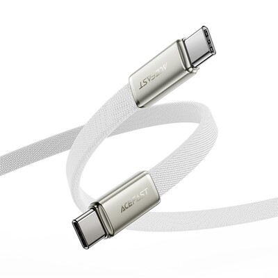 Кабель для зарядки и синхронизации Acefast C24-03 USB-C to USB-C 60W 1.2m белый(2)