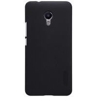 Пластиковый чехол с пленкой Nillkin Super Frosted Shield Black для Meizu M5s
