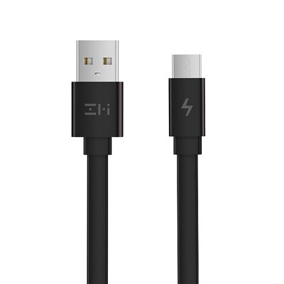 Кабель плоский ZMI (AL600) USB - Micro USB черный(1)
