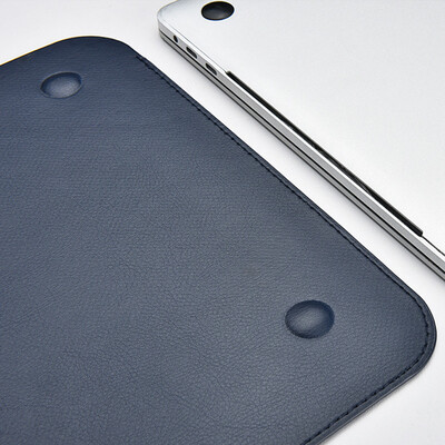 Чехол для ноутбука кожаный WiWU Skin Pro II синий для Apple iPad Air 13 (2025)(8)