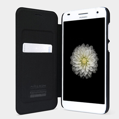 Полиуретановый чехол Nillkin Ming Series Black для Huawei Ascend G7(2)